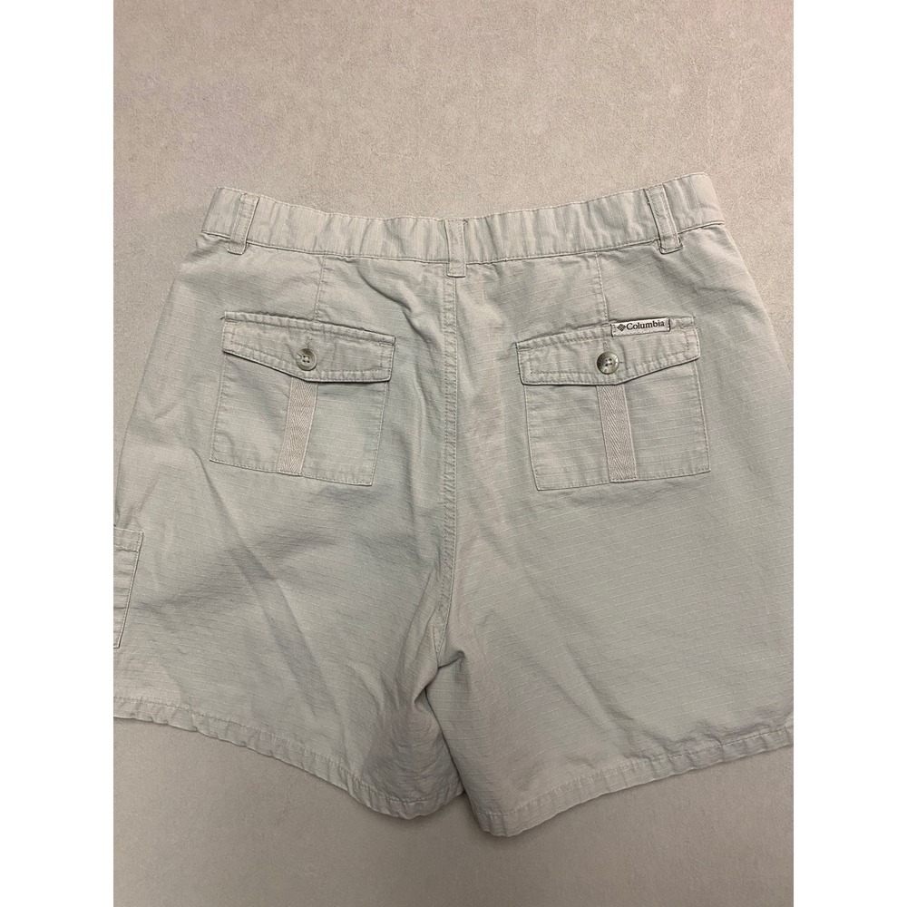 Columbia Womens Tan Ripstop Cargo Hiking Shorts Khaki AL4355 Size 10 - Picture 4 of 5